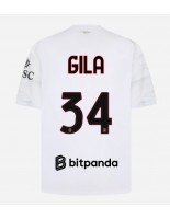 AC Milan Mario Gila #34 Venkovní Dres 2026-27 Krátký Rukáv